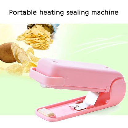 Portable Mini Handheld Heat Sealing Machine for Plastic Bags – Battery Operated (2 AA, Not Included)