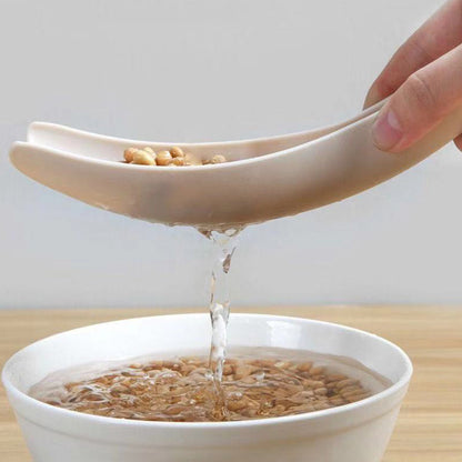 Rice Washer & Strainer Spoon – Multipurpose Kitchen Tool
