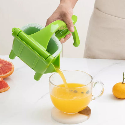 Heavy Duty Juice Press Squeezer – Manual Citrus Juicer with Non-Toxic Teflon Coating (1 Pc)