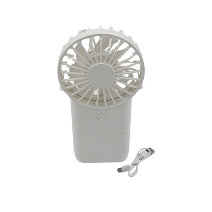 Portable Handheld Electric Fan – USB Rechargeable Mini Fan with 3 Speed Modes (1 Pc)
