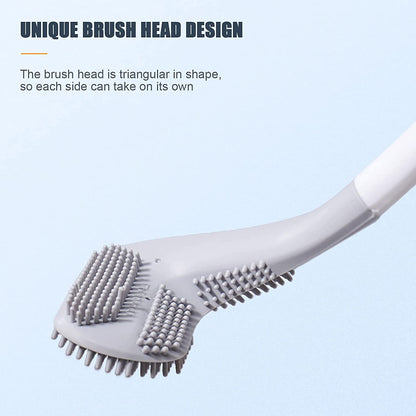 Golf Toilet Cleaner Brush with Magic Sticker Holder – Long Handle