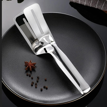 Multifunction Stainless Steel Cooking Tong for Frying, Grilling & BBQ
