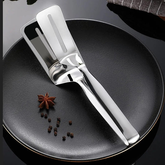 Multifunction Stainless Steel Cooking Tong for Frying, Grilling & BBQ
