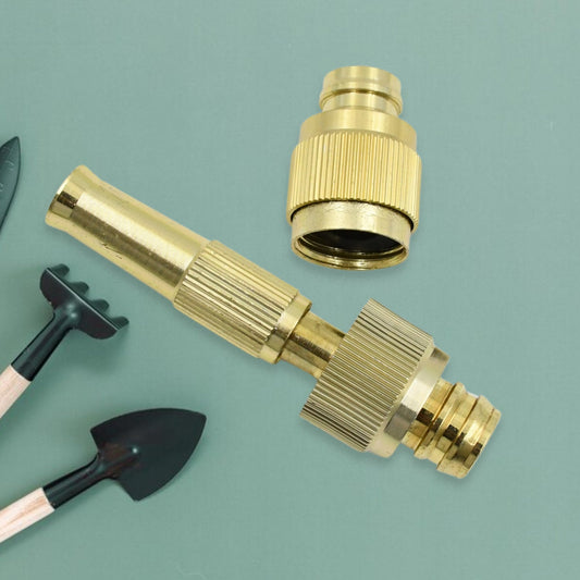 High Pressure Brass Water Spray Nozzle for Car Wash & Gardening