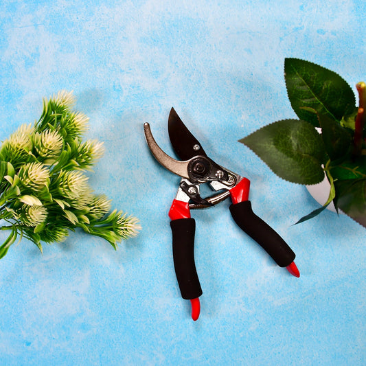 21Cm Red Garden Shears – Sharp Cutter Pruner Scissors for Gardening