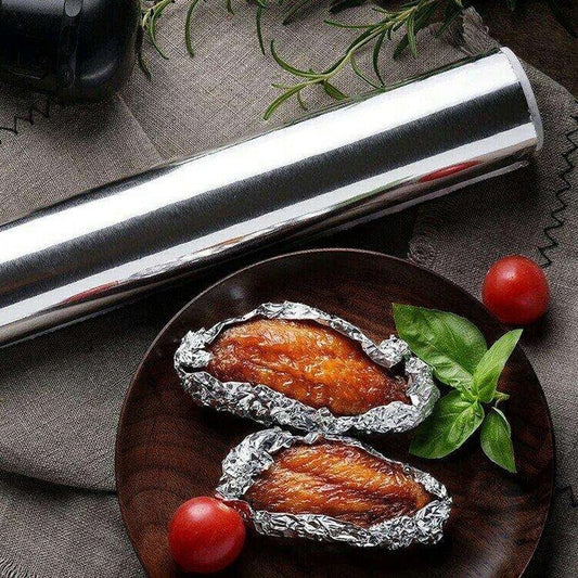 Heavy Duty Aluminum Foil Roll for Baking & Grilling – 5m x 300mm