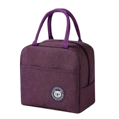 Lunch Box Bag for Women & Men – Insulated Reusable Tote with Zipper, Pockets & Handles