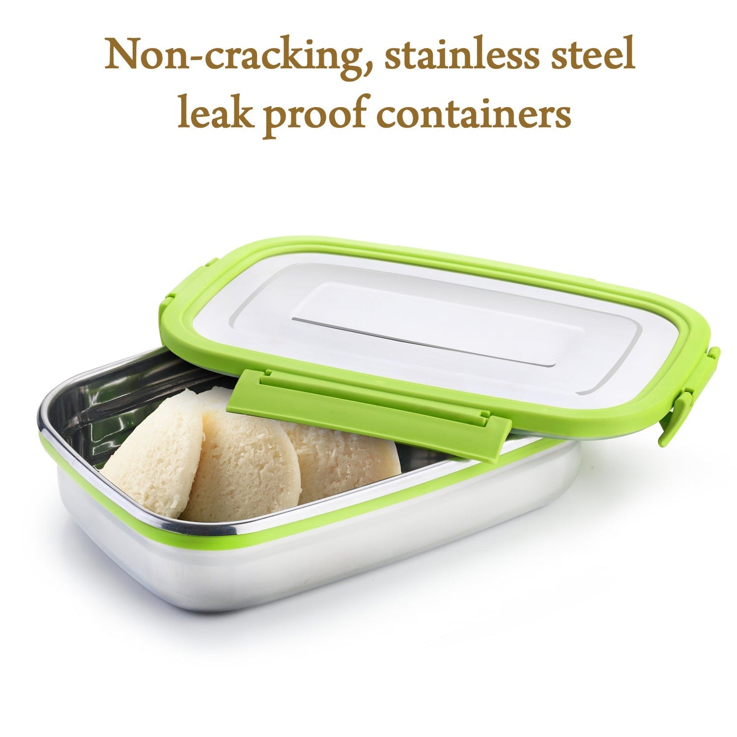 Stainless Steel Leakproof Lunch Pack for Office & School – Compact Design