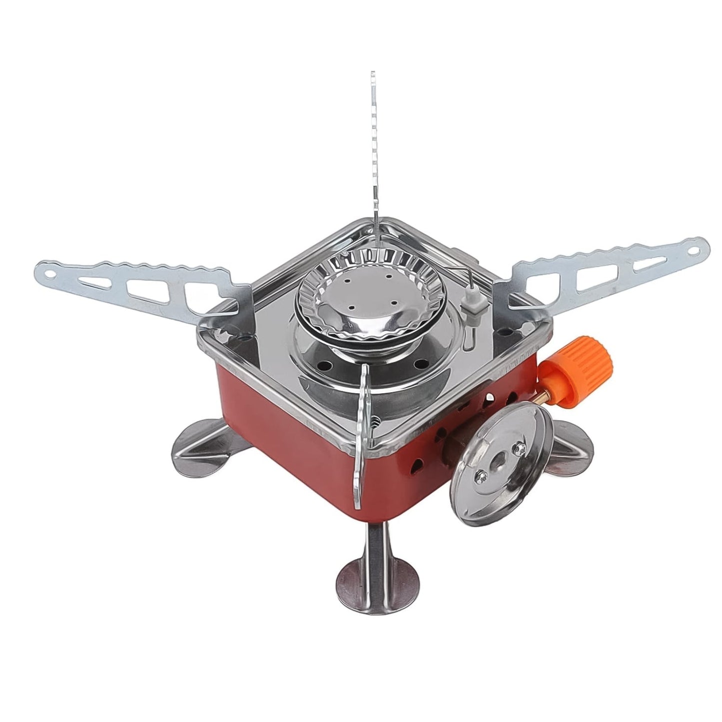 Mini Square Camping Stove – 2800W Portable Outdoor Gas Burner