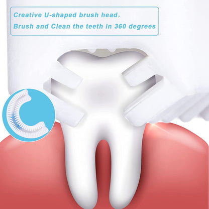 Kids U-Shaped Toothbrush – Soft, Safe & Easy Oral Care (Mix Color)