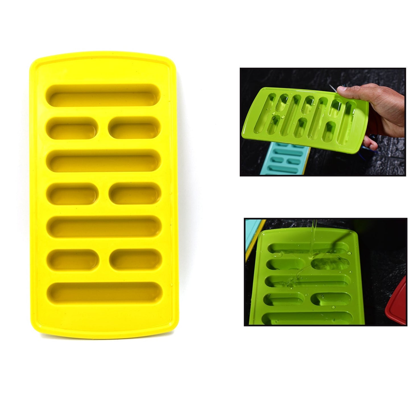 4-Piece Fancy Ice Tray – Creative Shapes for Drinks & Baby Food