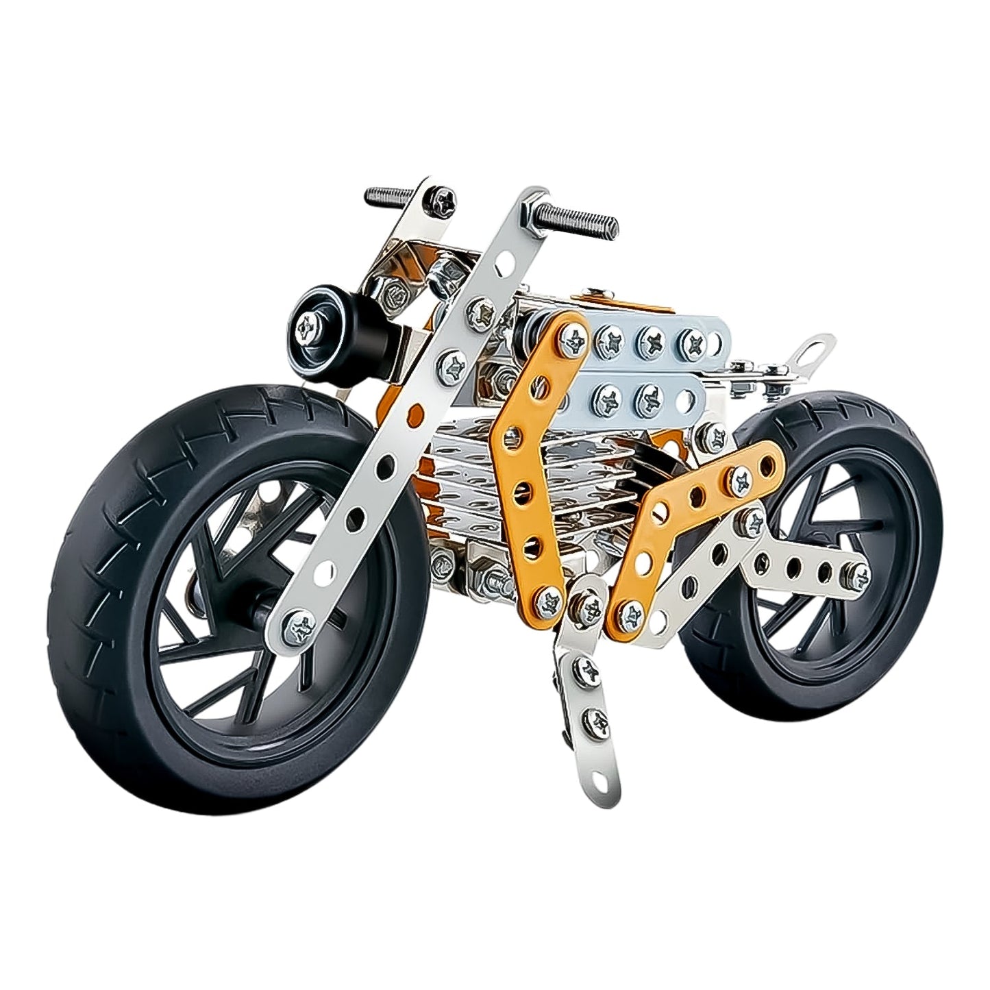 Metal DIY Bike Building Blocks Kit for Kids (162 Pcs | 1 Set)