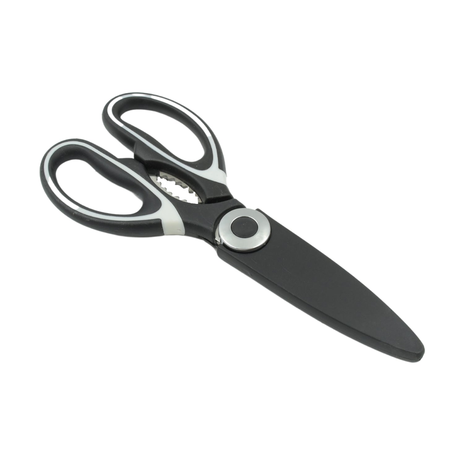 3-in-1 Stainless Steel Kitchen Scissors with Magnetic Holder