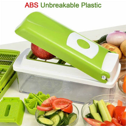 13-in-1 Manual Vegetable Chopper, Grater & Slicer
