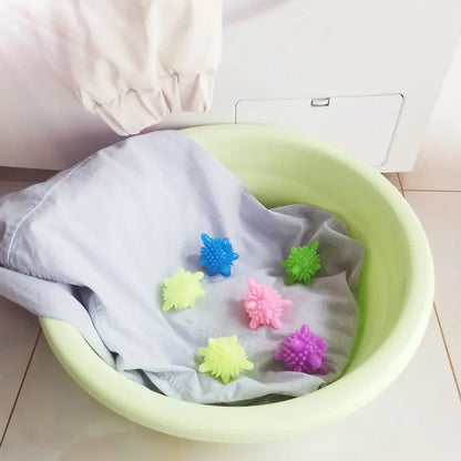 Soft Star Laundry Dryer Balls - 10 Pc Multi-Color Fabric Softeners