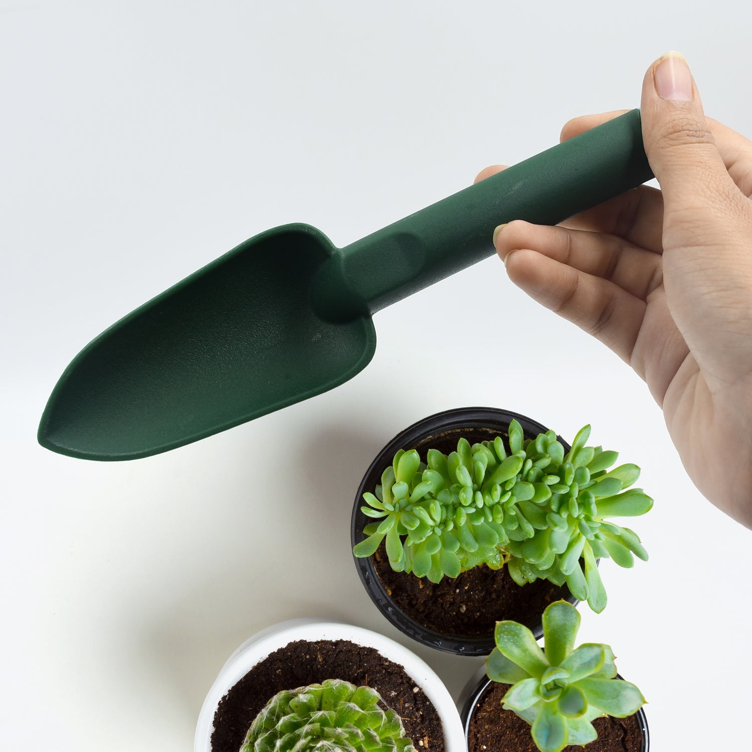 Heavy-Duty Garden Trowel & Hand Cultivator Set – Digging & Planting Tools - Set of 3