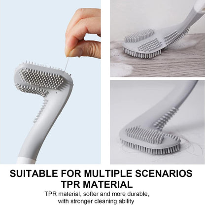 Golf Toilet Cleaner Brush with Magic Sticker Holder – Long Handle