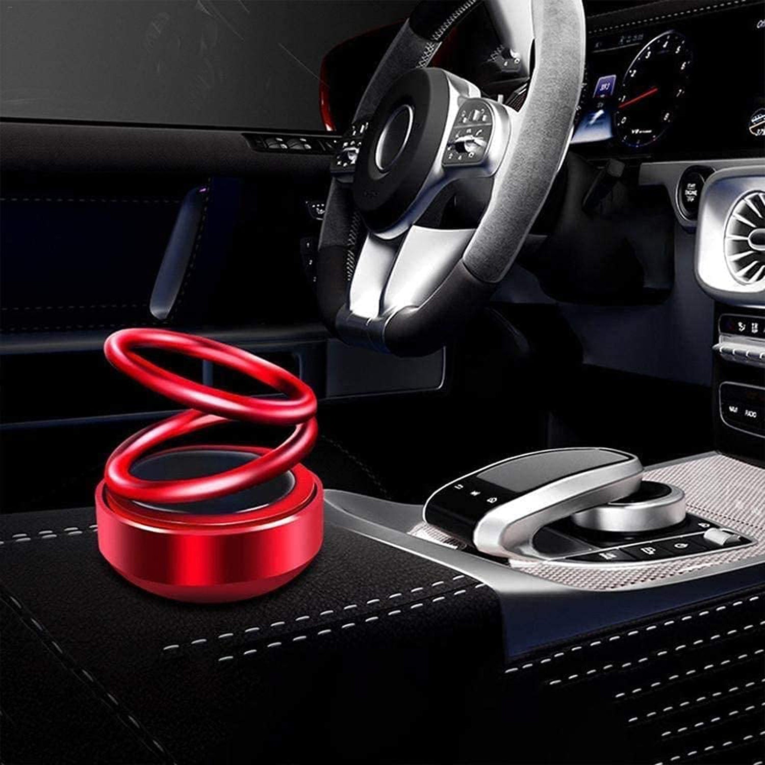 Solar Car Aroma Diffuser – 360° Rotating Air Freshener for Car & Home