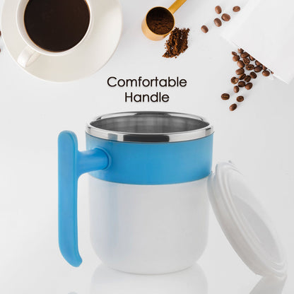 Insulated Stainless Steel Coffee & Tea Mug with Lid