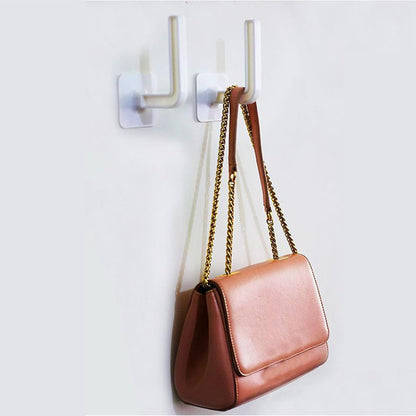 Multipurpose Hanging Shelf Organizer with Adhesive Hooks (Set of 2)