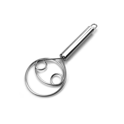 Premium Stainless Steel Dutch Dough Whisk – Hand Mixer for Baking