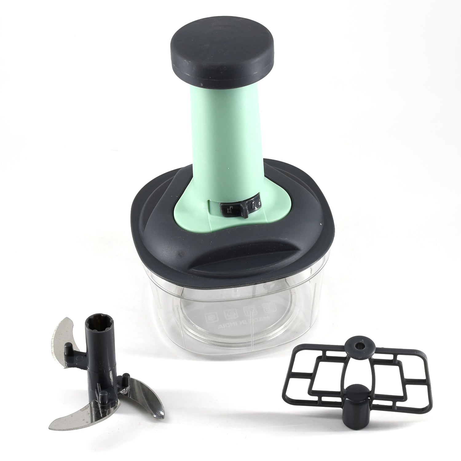Push Chopper – Manual Food Chopper with 3 Blades