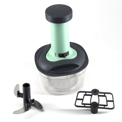 Push Chopper – Manual Food Chopper with 3 Blades