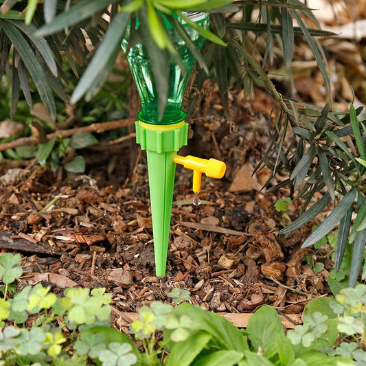 Adjustable Self-Watering Spikes – Slow Release Irrigation System for Plants - Pack of 10