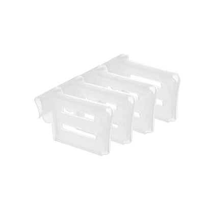 Refrigerator Drawer Divider Clips & Storage Organizers – Set of 4