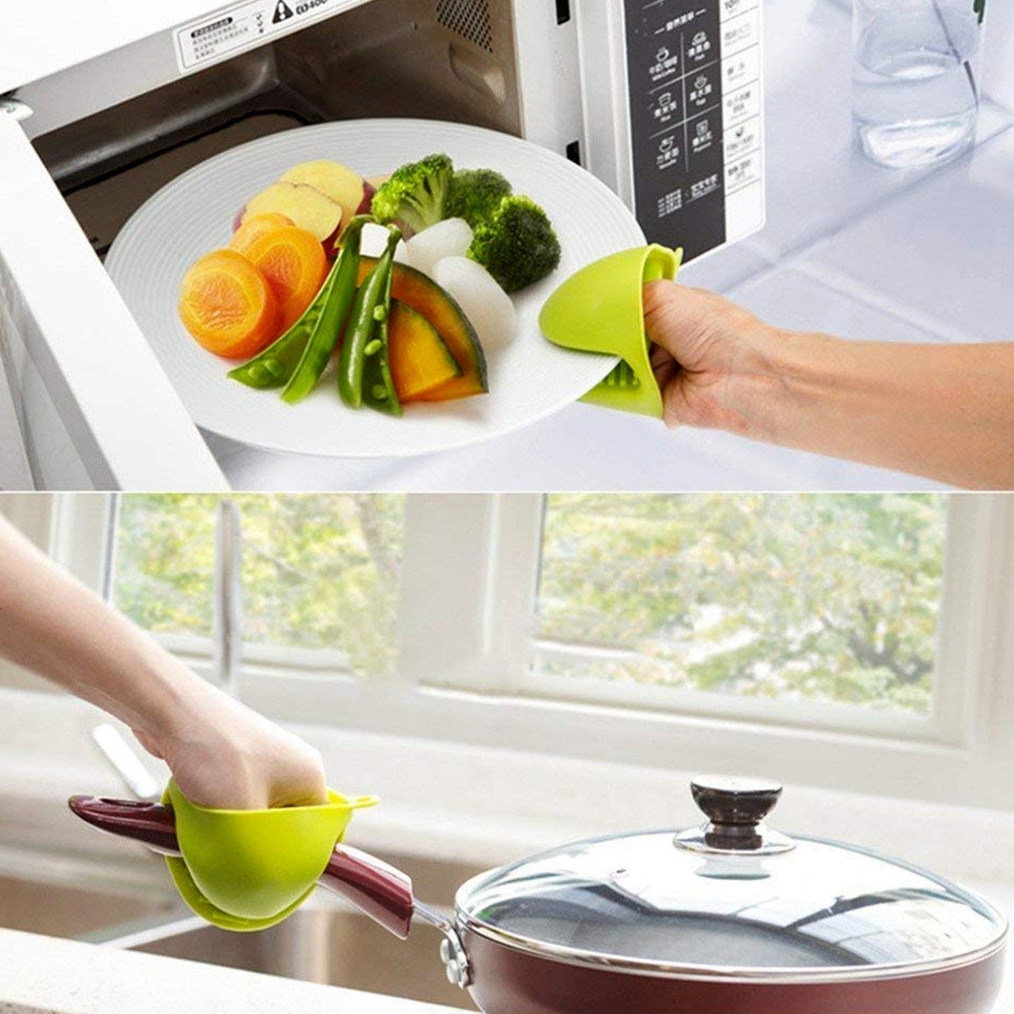 Silicone Heat-Resistant Potholder Mitt – Mini Oven & Cooking Glove