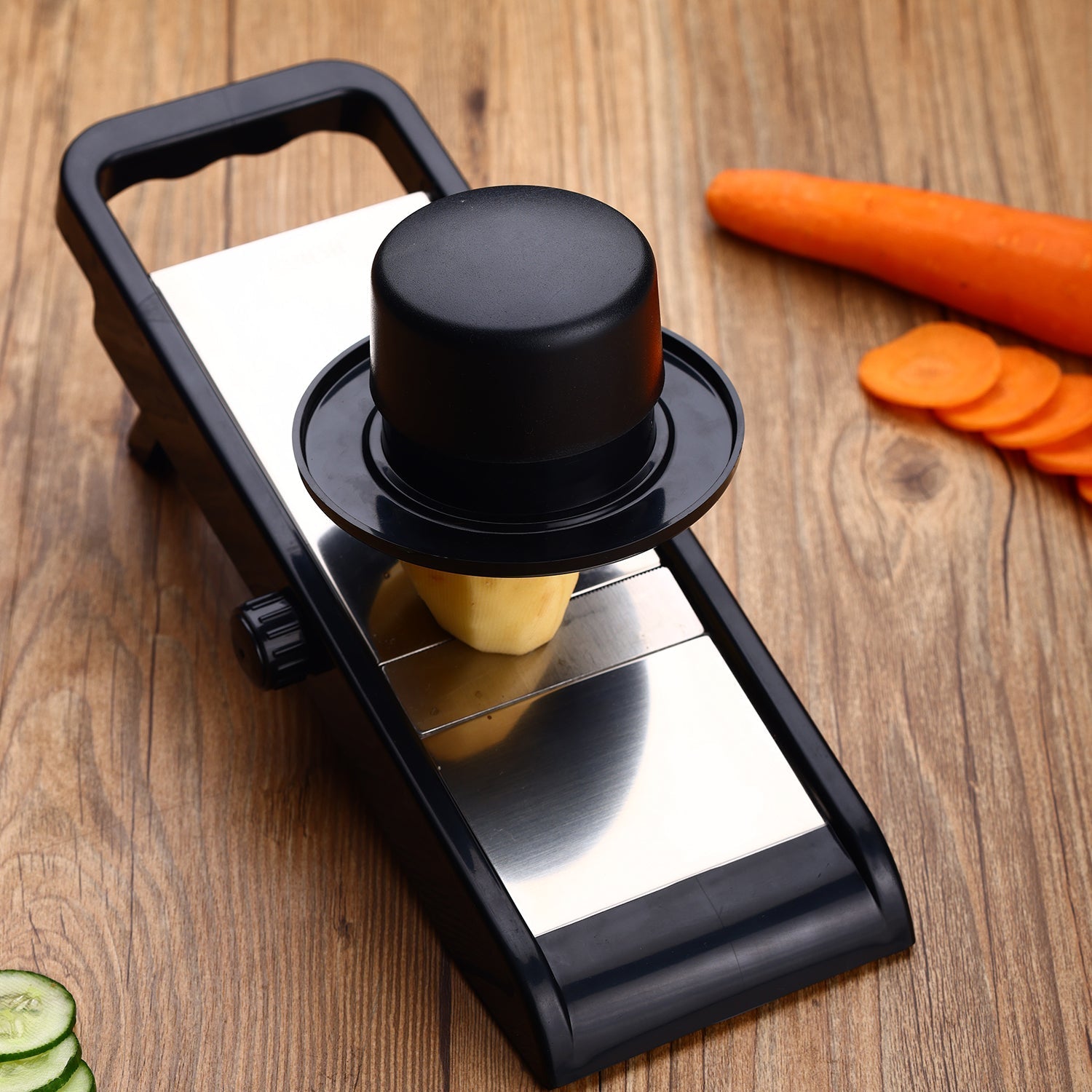Adjustable Multipurpose Vegetable & Potato Slicer with Grater