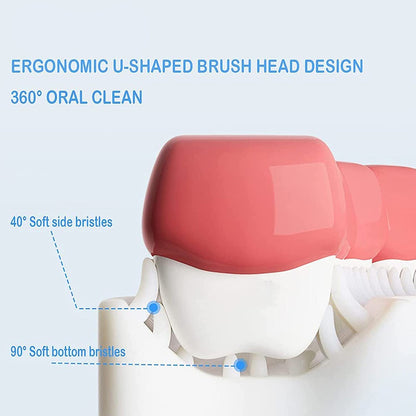 Kids U-Shaped Toothbrush – Soft, Safe & Easy Oral Care (Mix Color)