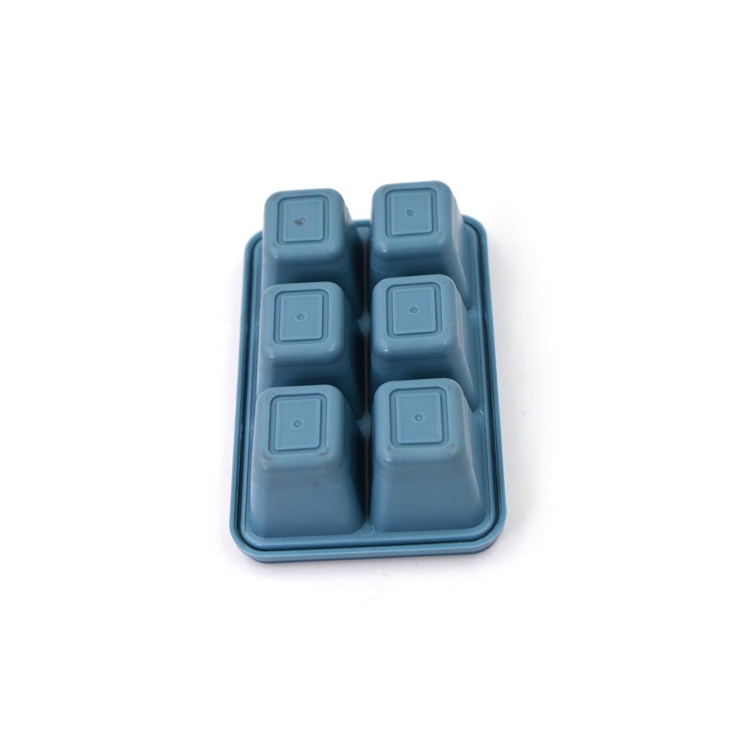 6-Grid Silicone Ice Tray – Flexible & Compact Ice Cube Mold for Household Use