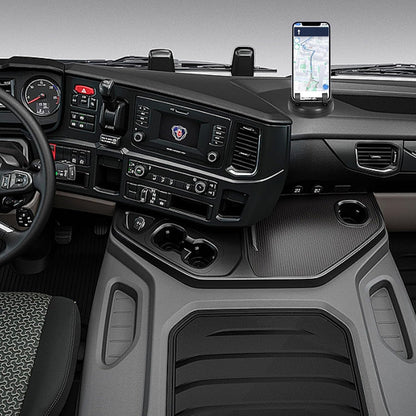 2-in-1 Car Anti-Slip Mat & Phone Holder – Non-Slip Sticky Dashboard Mount