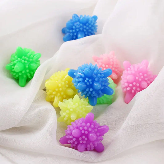 Soft Star Laundry Dryer Balls - 10 Pc Multi-Color Fabric Softeners