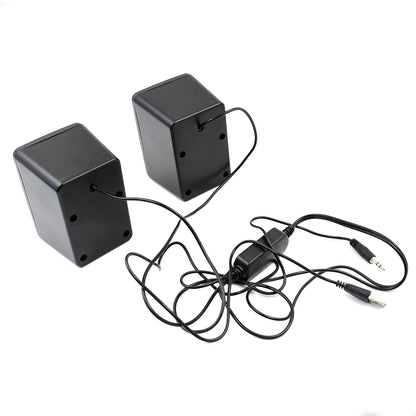 RGB Desktop Speakers – USB Powered Plug & Play (2 Pc Set)