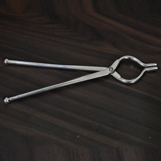 Ganesh Premium Stainless Steel Goti Sansi/Tongs for Hot Utensils - 8mm