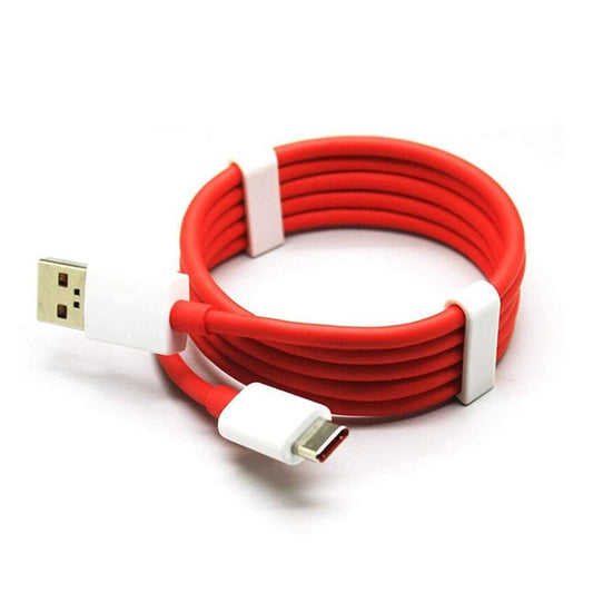 Type-C Fast Charging & Data Transfer USB Cable (Red, 1 Meter)