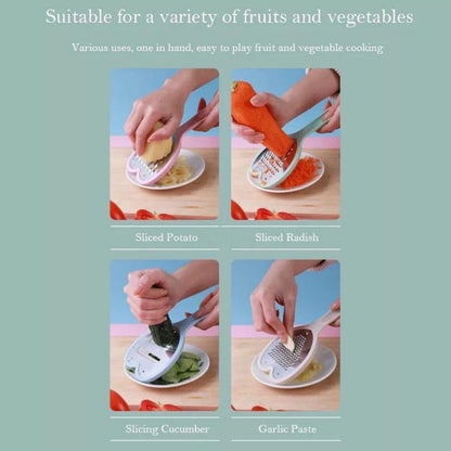 Heart-Shaped Grater & Slicer Set for Kitchen – Multipurpose