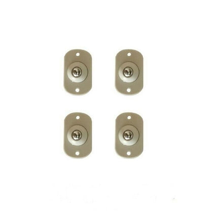 Self-Adhesive Mini Swivel Caster Wheels – 360° Rotating (Set of 4)