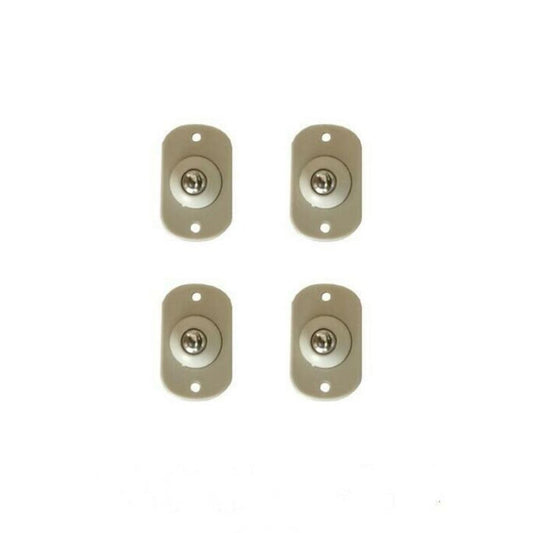 Self-Adhesive Mini Swivel Caster Wheels – 360° Rotating (Set of 4)