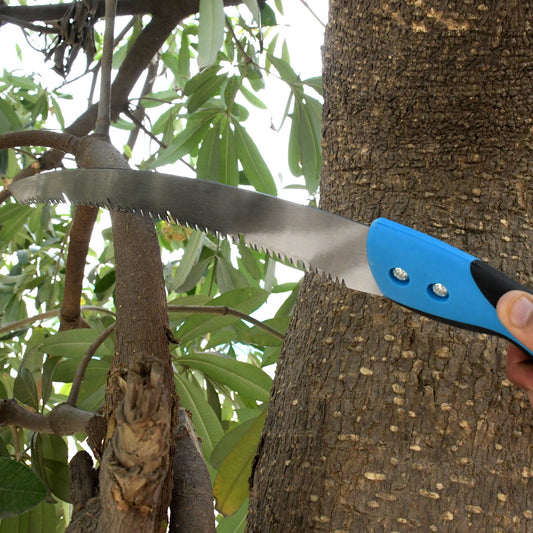 20-Inch High Carbon Steel Pruning Saw with Cover for Gardening & Wood