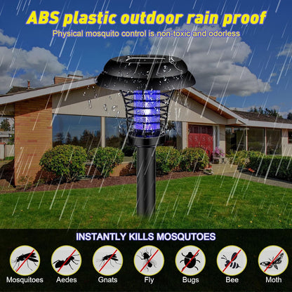 Medium Solar Bug Zapper & Garden Light – UV LED Mosquito Trap (1 Pc)