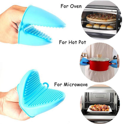 Silicone Heat-Resistant Potholder Mitt – Mini Oven & Cooking Glove