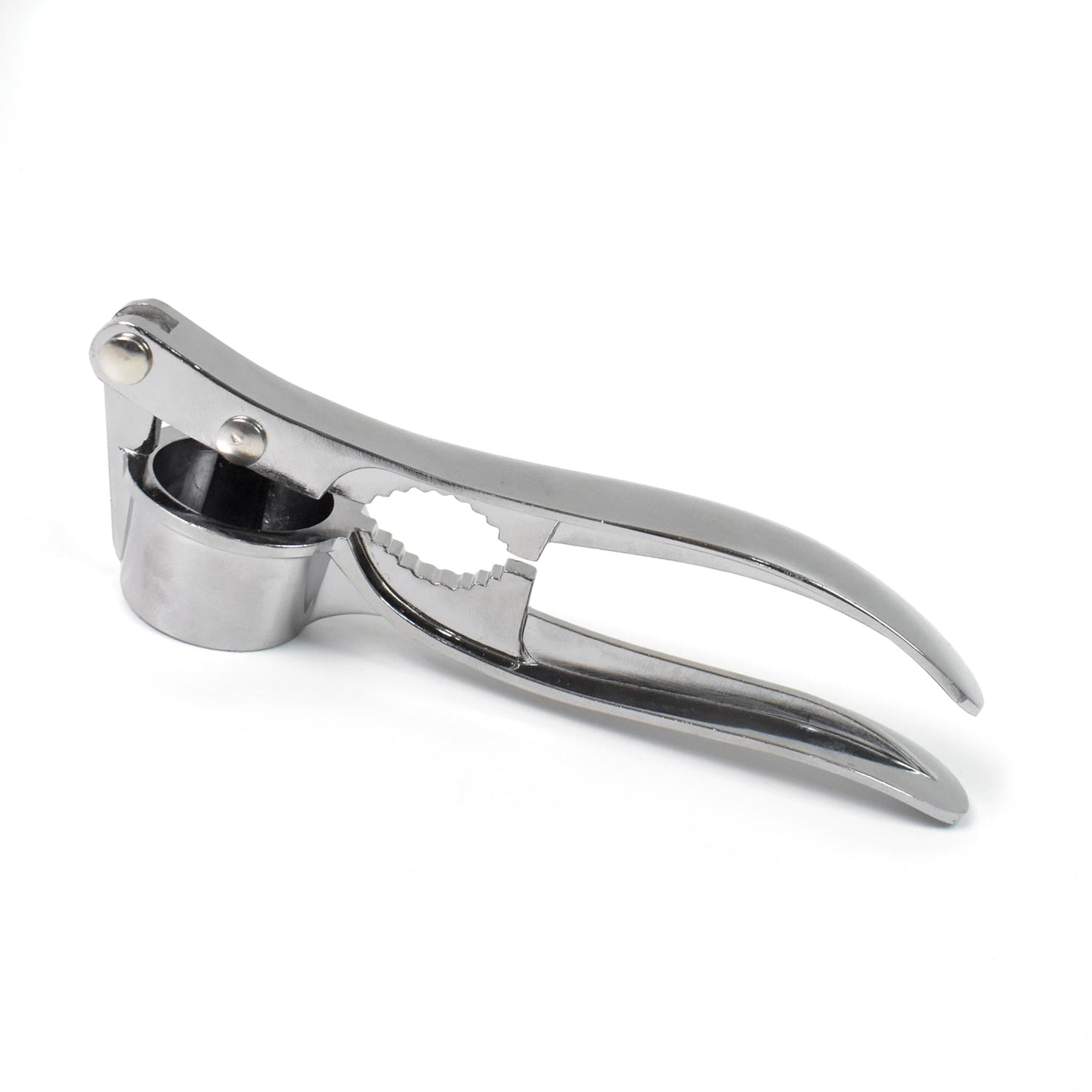 2-in-1 Premium Garlic Press & Walnut Cracker – Heavy-Duty Alloy Masher (1 Pc)