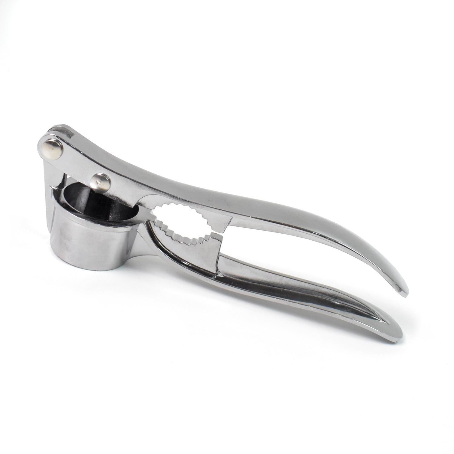 2-in-1 Premium Garlic Press & Walnut Cracker – Heavy-Duty Alloy Masher (1 Pc)