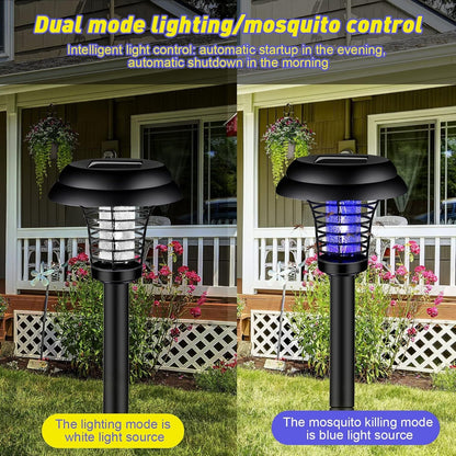 Medium Solar Bug Zapper & Garden Light – UV LED Mosquito Trap (1 Pc)