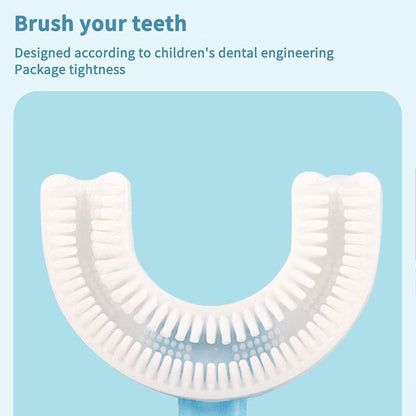 Kids U-Shaped Toothbrush – Soft, Safe & Easy Oral Care (Mix Color)