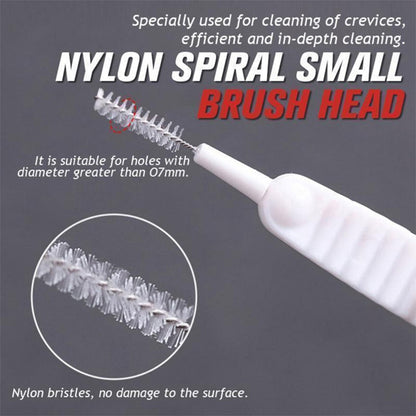 10-Piece Anti-Clog Shower Nozzle Cleaning Brush – Reusable & Multifunctional