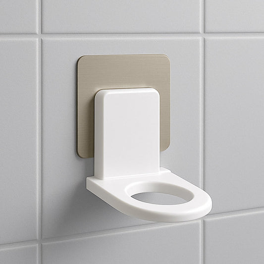 Wall-Mounted Adhesive Hook for Shampoo Bottles & Soap – Strong Hold (1 Pc)